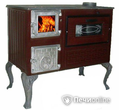 Отопительно-варочная печь МастерПечь ПВ-06 с духовым шкафом, 7.5 кВт в Барнауле